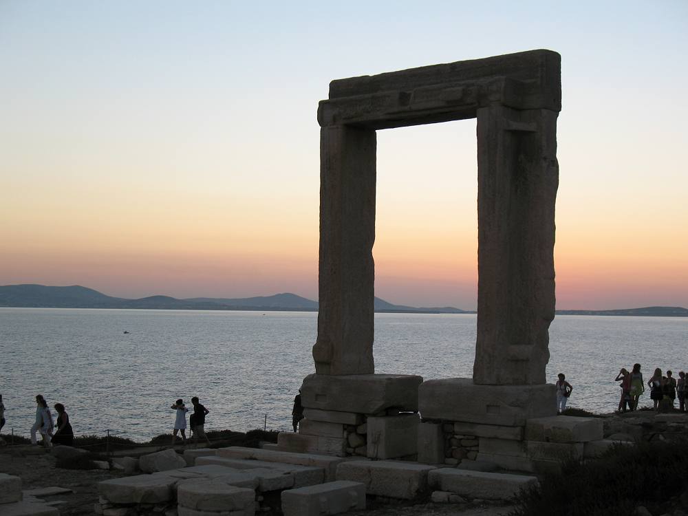 Portara Sunset Naxos